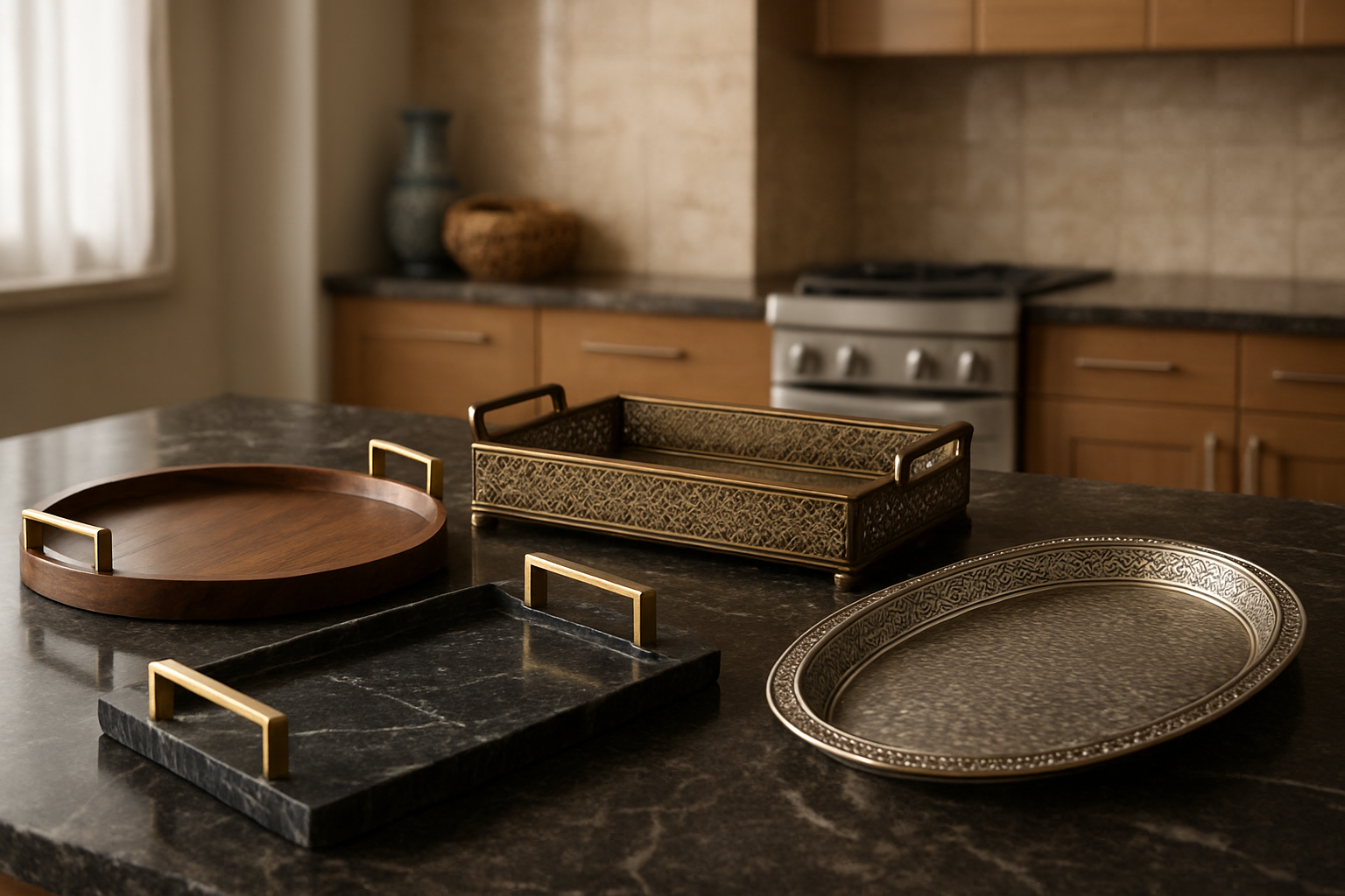 Best Kitchen Serving Trays for Modern Egyptian Homes: Chic Picks