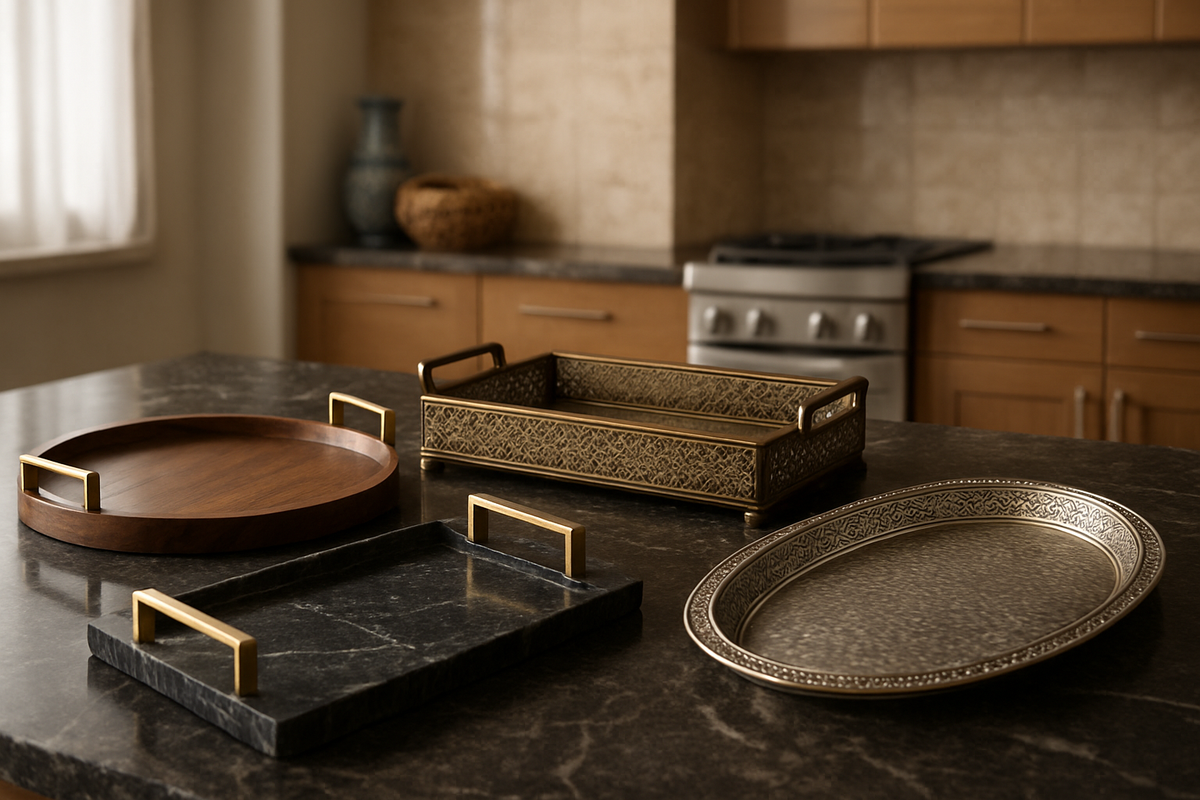 Best Kitchen Serving Trays for Modern Egyptian Homes