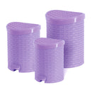 طقم زبالة راتان 3 قطع