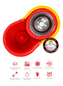 Forera Bucket with Spin Metal Wringer