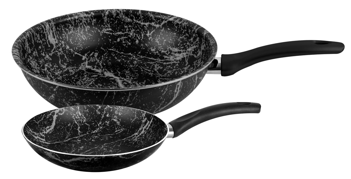 Grandi Cook Pop Set 2 Pcs Wok Frypan 24 Frypan 22
