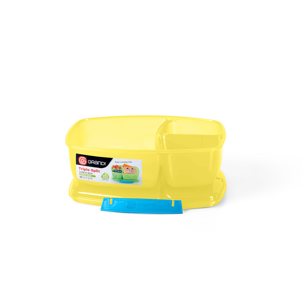 Triple-Split Lunch Box 2L