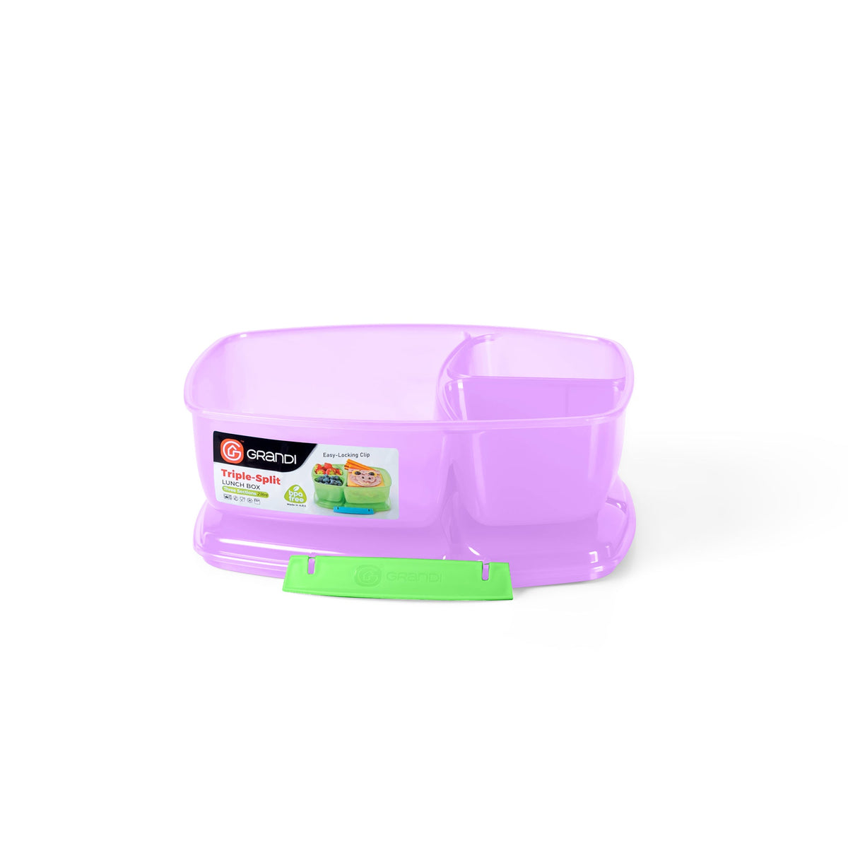 Triple-Split Lunch Box 2L