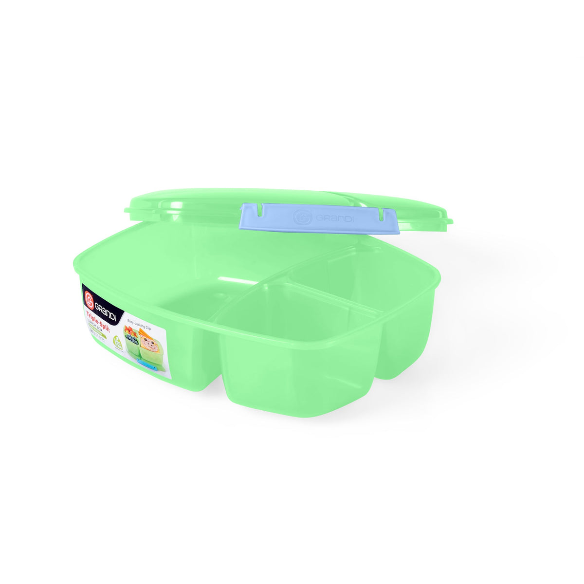 Triple-Split Lunch Box 2L