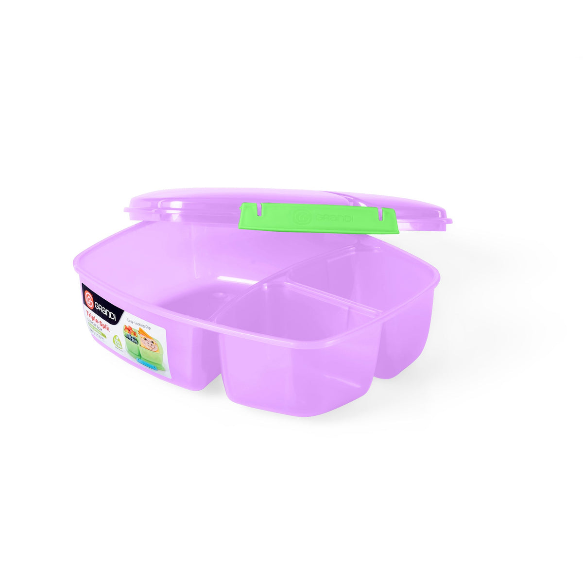 Triple-Split Lunch Box 2L