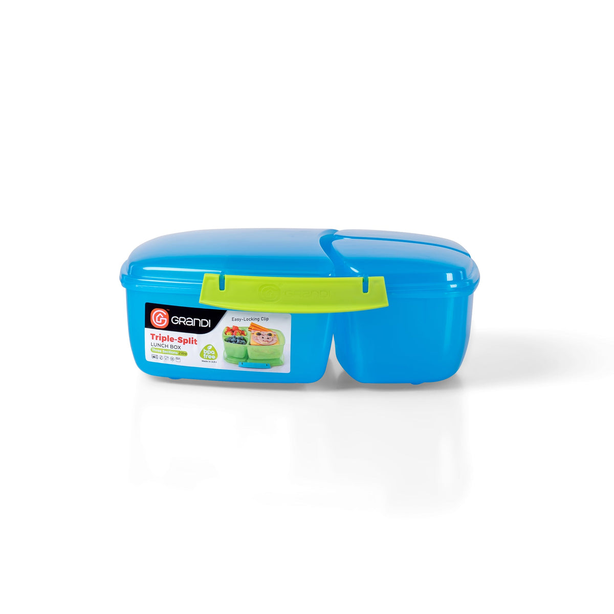 Triple-Split Lunch Box 2L
