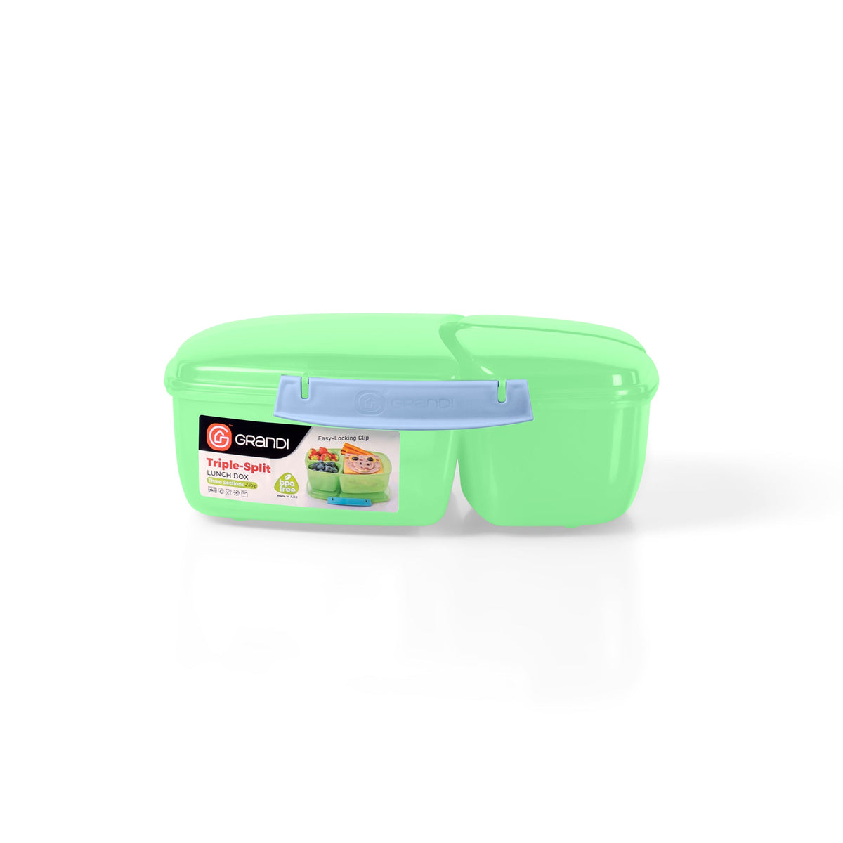 Triple-Split Lunch Box 2L