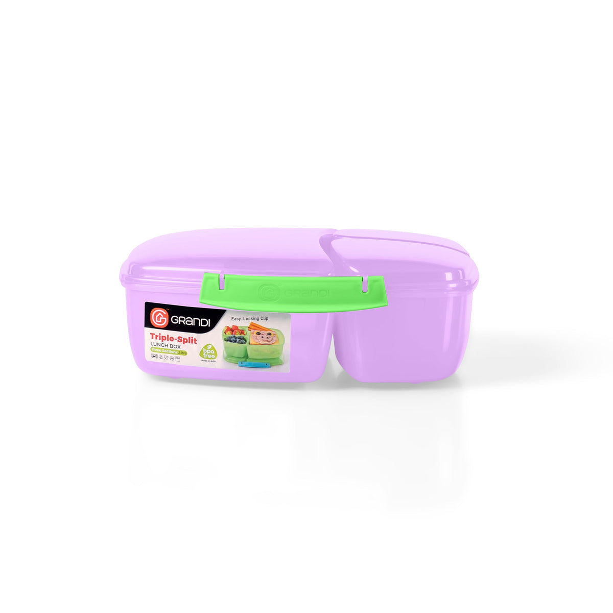 Triple-Split Lunch Box 2L