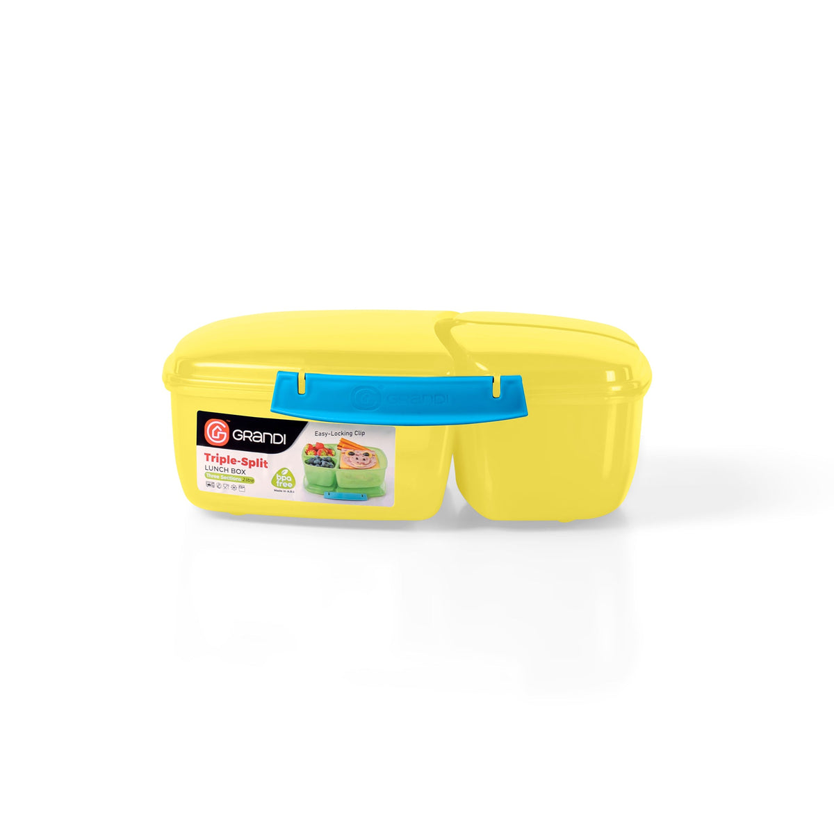 Triple-Split Lunch Box 2L