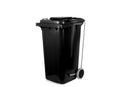 Garbage bin 120 liter with wheels and pedal