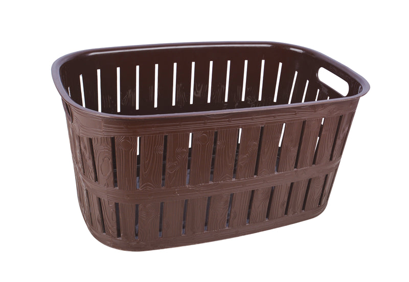 Laundry Basket Woody Oval