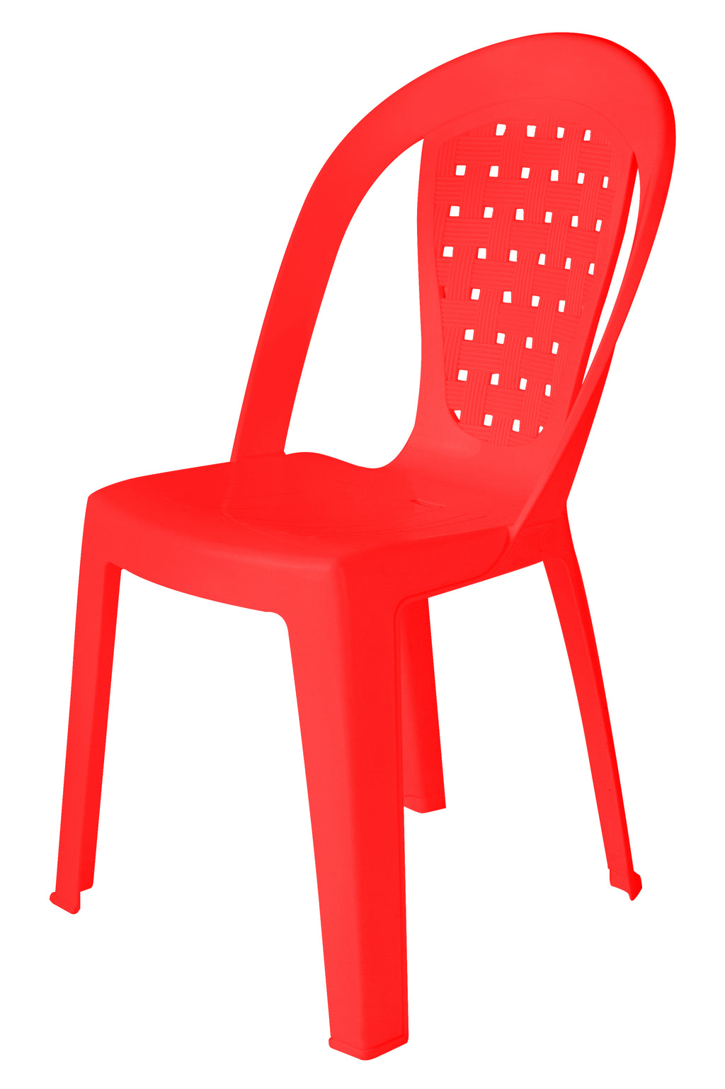 MWA Aktuell Stuhl Mora mit Sitzbezug in Kunstleder rot und Rückenlehne aus  Textil rot sowie Freischwingergestell in Schwarz gepulvert Bezug wählbar