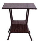 ترابيزة اباجورة مربعة  راتان هوم