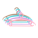 طقم شماعات 4 قطع متعدد الالوان